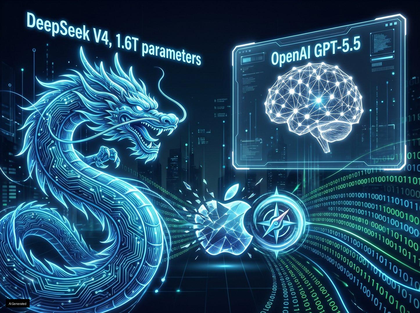 中美 AI 競賽：DeepSeek V4 與 OpenAI GPT-5.5