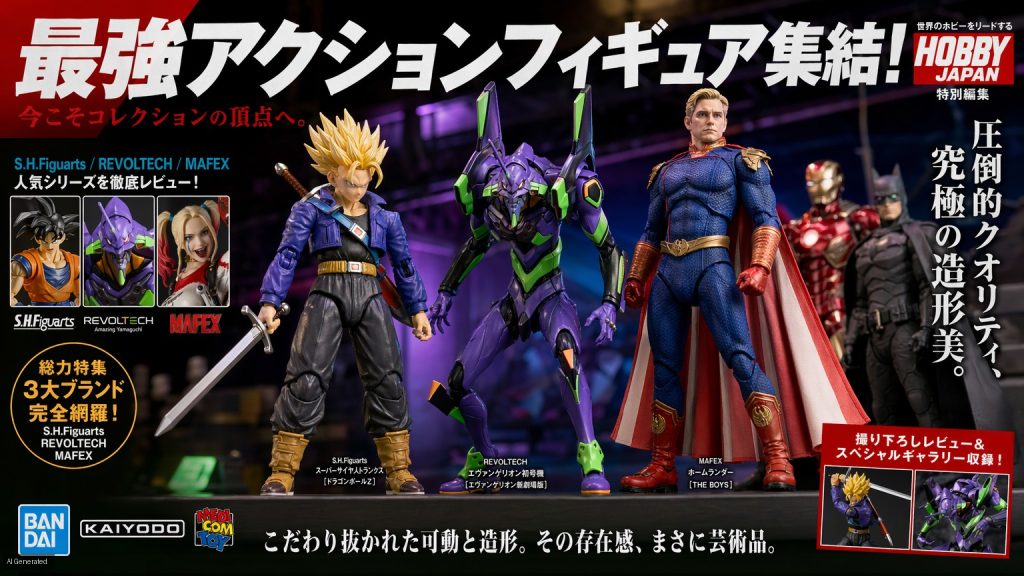 2026年4月玩具新訊特色圖片 - 萬代、海洋堂、MAFEX