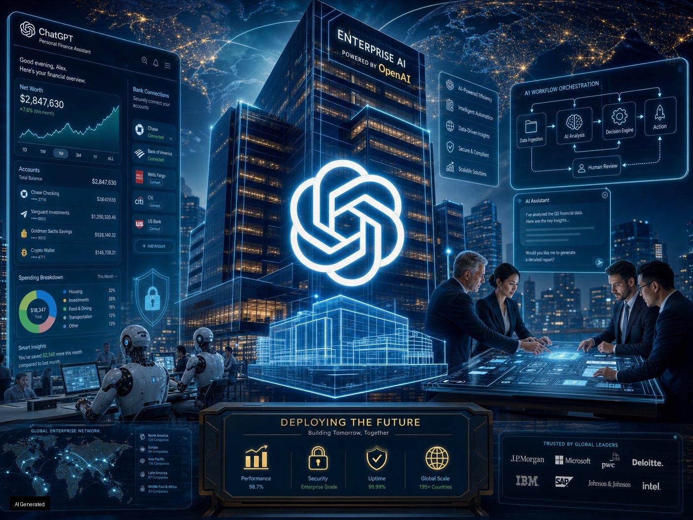 OpenAI DeployCo 與 ChatGPT 個人財務功能