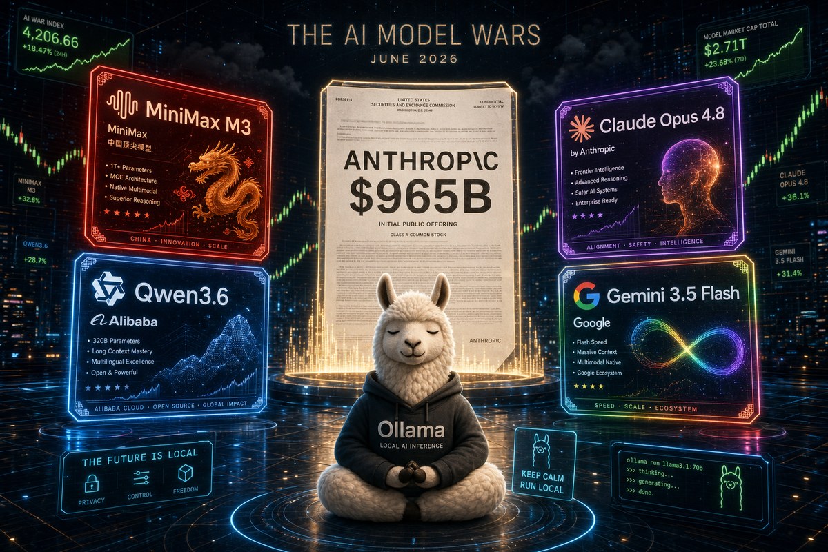 AI 模型大戰白熱化：MiniMax 價格戰、Anthropic 衝刺 IPO 與 Qwen3.6 登陸 Ollama