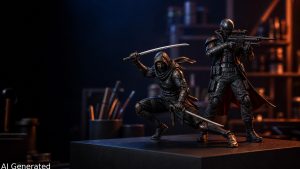 海洋堂 新品資訊特色圖片（AI Generated）